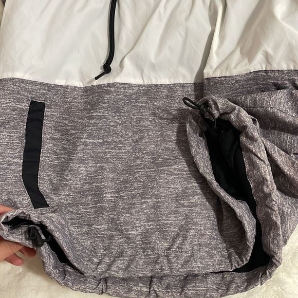 Pink Victoria’s Secret Grey/Black/White Pullover Jacket Sherpa - Quarter Zip 1/4 - Picture 7 of 8